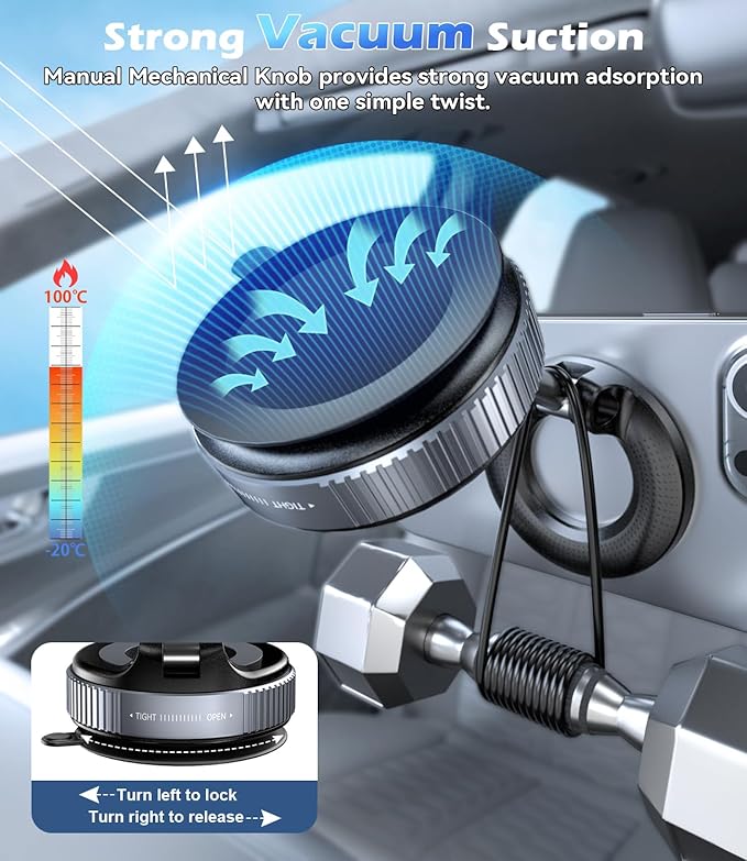 🧲 DriveHarmony MagLock Car Mount