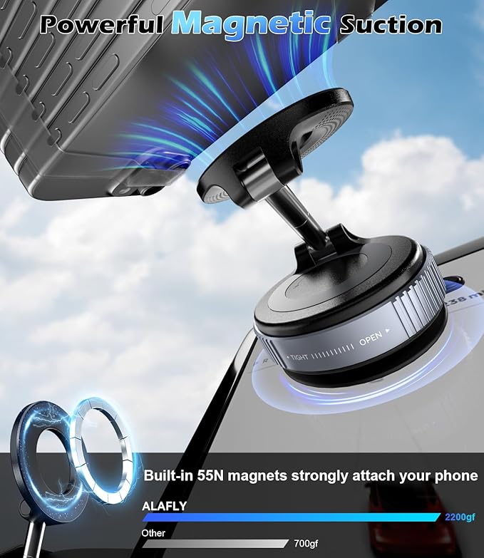 🧲 DriveHarmony MagLock Car Mount