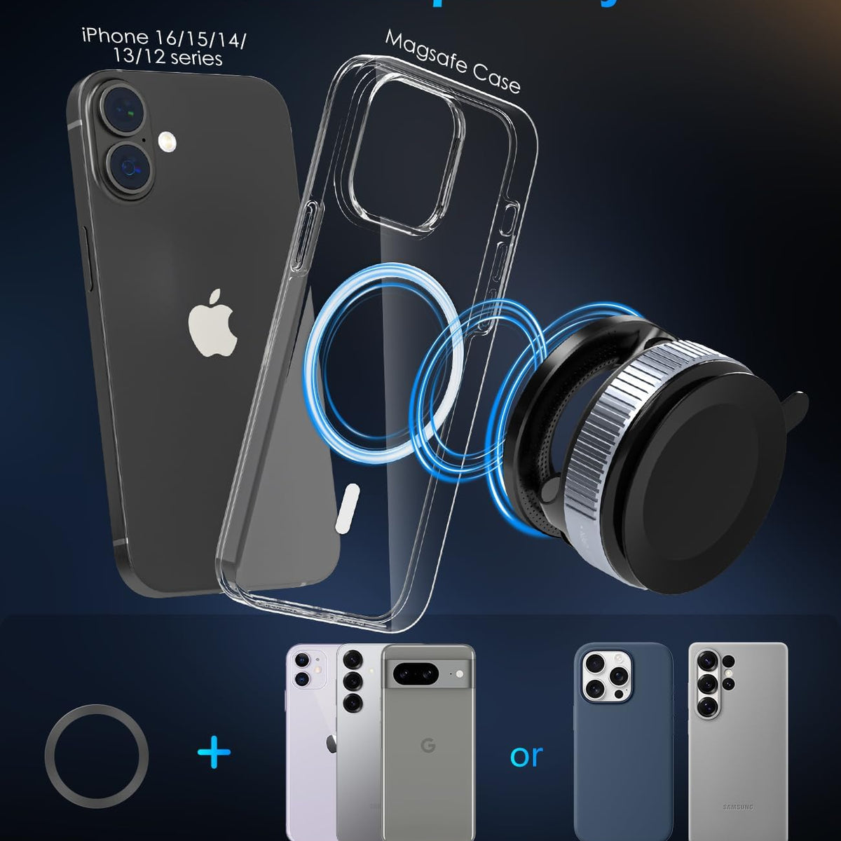 🧲 DriveHarmony MagLock Car Mount