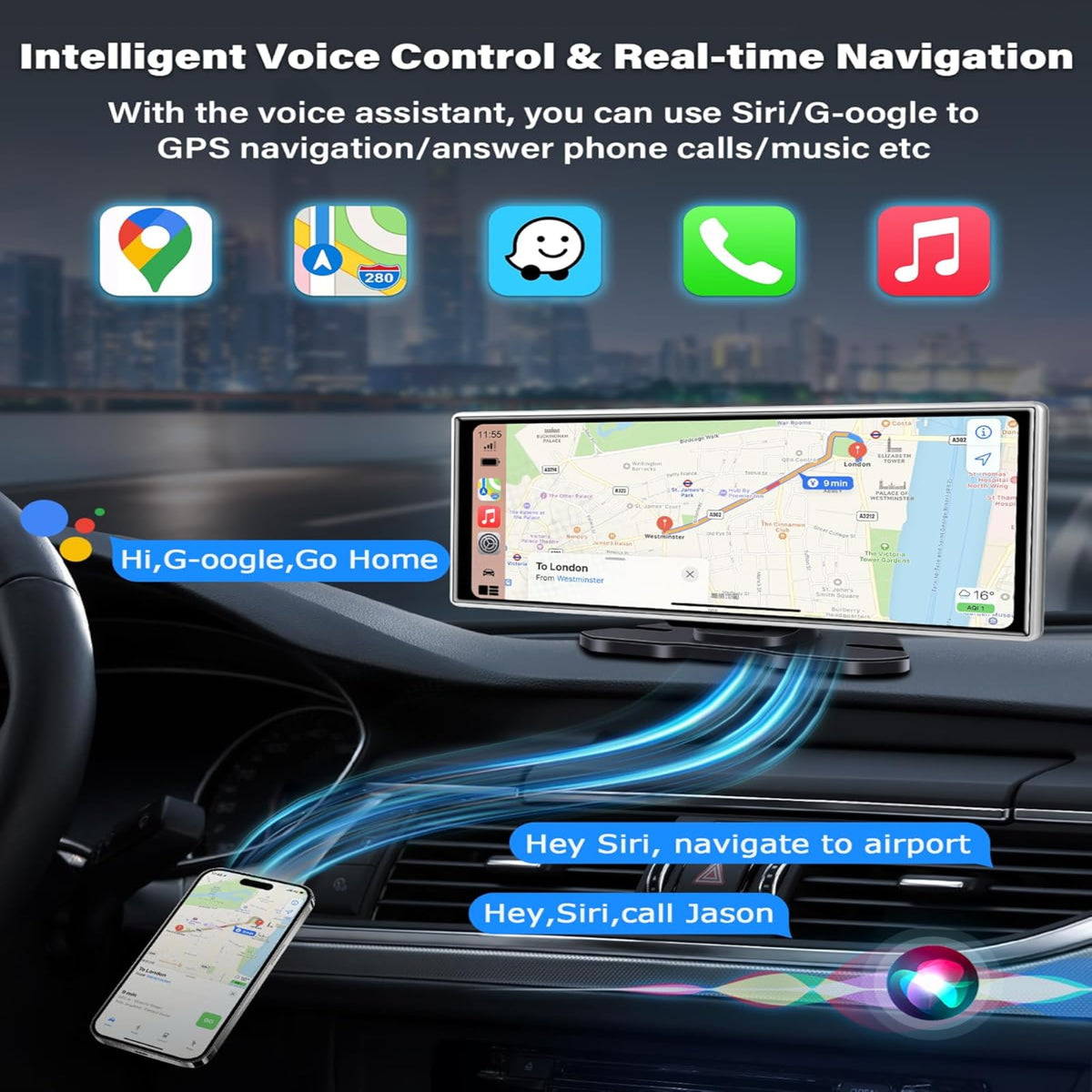 DriveHarmony™ DashSync Pro CarPlay