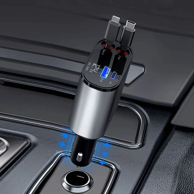 DriveHarmony™ Retractable Fast Car Charger