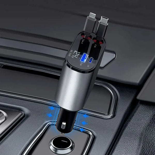 DriveHarmony™ Retractable Fast Car Charger