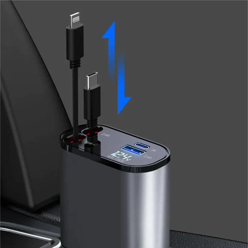 DriveHarmony™ Retractable Fast Car Charger